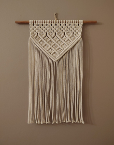 Nouvelle Décoration Murale en Macramé en Coton 2026 – Couleurs Personnalisables, Support Décoratif, Vente en Gros et Personnalisation Écologique - Product Image 1