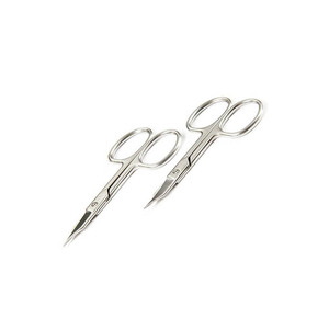 Tijeras de manicura curvas de precisión Herramienta esencial para el cuidado de las uñas con punta afilada de acero inoxidable - Product Image 1