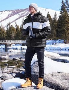 Chaqueta acolchada personalizada de primera calidad para hombre 2025 OEM cálida impermeable ligera con aislamiento ropa de invierno a granel al por mayor prendas de vestir exteriores de moda - Product Image 3