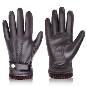 Guantes de Cuero para Hombre Bison Denim, Forrados con Microfibra Cálida para Invierno, Pantalla Táctil, Ecológicos, Transpirables, para Deportes Diarios - Product Image 3