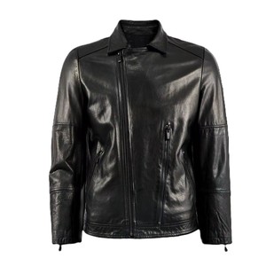 WholeSale OEM Custom High Quality Custom Manufacturer <b>Long</b> Leather Bomber <b>Jacket</b> for <b>Men</b> Premium Quality cross zipper <b>jackets</b> - Product Image 5