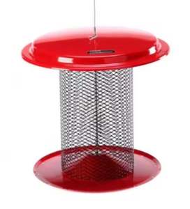 Stylish Round Design Hanging <b>Bird</b> <b>Feeder</b> Shiny Green Colour Decorative for Garden Elegance to Your Garden Used Metal in Trending - Product Image 3