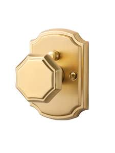 ลูกบิดประตูทองเหลืองขัดเงา สร้างสรรค์เพื่อพื้นที่อยู่อาศัยที่หรูหราและดีไซน์บ้านที่ทันสมัย พร้อมผิวสัมผัสเรียบเนียน - Product Image 4