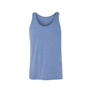 Venta al por mayor 100% algodón de los hombres gimnasio camisetas sin mangas Casual Fitness culturismo chaleco transpirable de alta calidad camisetas sin mangas - Product Image 5