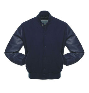 Design professionnel Varsity Veste En Plein Air Hiver Unisexe 100% Laine Coupe-Vent Respirant Avant Logo Personnalisable - Product Image 5