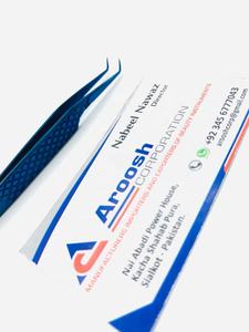 Pince à épiler d'extension de cils en acier durable professionnel de haute qualité poignée en diamant de couleur rose pointes pointues inclinées incurvées - Product Image 4