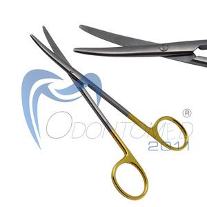 Tijeras de disección Metzenbaum-Slim Odontomed 2011 de carburo de tungsteno de 7 pulgadas, instrumentos quirúrgicos de punta roma/amarreta, venta al por mayor de fábrica - Product Image 2