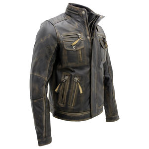 Nueva chaqueta de moda de cuero para hombre de la mejor calidad, chaqueta de cuero de diseño personalizado transpirable a prueba de viento para hombre, envío DDP - Product Image 2