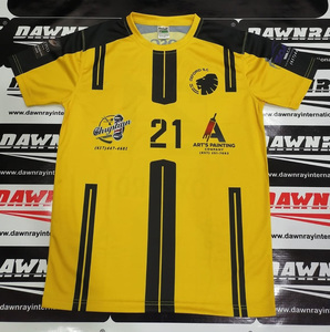 ชุดยูนิฟอร์มฟุตบอลแบบมืออาชีพสีเหลือง | ผู้ชายผู้หญิงขนาดเยาวชนชุดกีฬาแห้งเร็วน้ำหนักเบา - Product Image 2