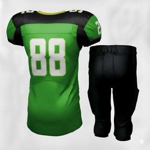 Custom Logo American <b>Football</b> Uniform Comfortable Breathable Sports Wear Sets in Plus Sizes Low MOQ - Product Image 2