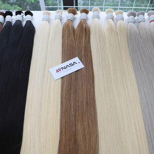 Extensions de cheveux vierges vietnamiennes à donneur unique, couleurs claires droites naturelles de haute qualité, extensions humaines super doublement dessinées - Product Image 1