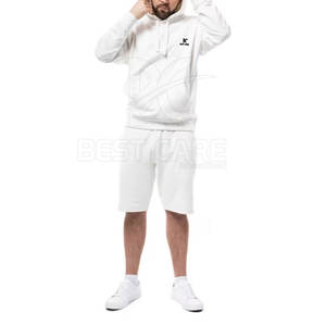 Ensemble deux pièces personnalisable sweat à capuche et short de survêtement pour femmes sweat à capuche et sweat-shirt pour hommes style décontracté avec logo - Product Image 5