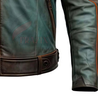 Vestes en cuir de qualité supérieure pour hommes Veste d'hiver à col montant dans toutes les couleurs Tailles Veste en cuir de qualité supérieure pour hommes