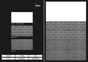 Carreaux muraux en céramique 300X600mm finition mate dimension 30x60cm marbre rétro-éclairé de luxe vente en gros carreaux muraux indiens - Product Image 3