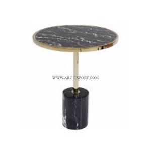 โต๊ะข้างเหล็กตกแต่งบ้านหรูหราดีไซน์ขนาดใหญ่สีดำทำด้วยมือมีเอกลักษณ์ใหม่โต๊ะกาแฟและชา - Product Image 3