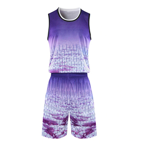 Uniforme de basket-ball pour hommes à manches courtes de haute qualité, dernière mode, léger et confortable, avec un ajustement réglable - Product Image 1