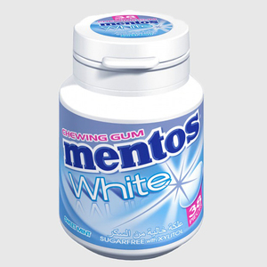 Chicle Sin Azúcar Mentoss Pure White Mint, Botella de 50 Piezas (Paquete de 6), Chicle Sin Azúcar Mentoss con Sabor a Lima y Menta, Dulce Exótico - Product Image 5