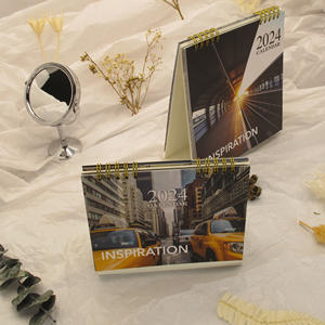 Wholesale Customized Full Color Spiral Bound <b>Desk</b> Table <b>Calendar</b> Office Table <b>Top</b> <b>Calendar</b> - Product Image 4