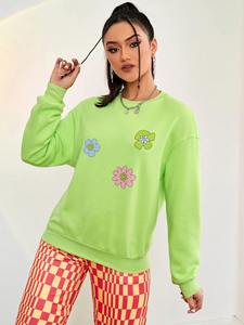 Sudadera Extra Grande de Invierno para Mujer, de Alta Calidad, Manga Larga, Cuello Redondo, Informal - Product Image 6