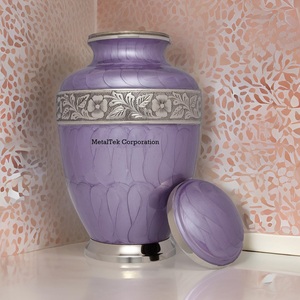 เหยือกใส่เถ้ากระดูกสีม่วงสำหรับใส่เถ้ากระดูกสไตล์อเมริกันผู้ใหญ่พิธีฝังศพขี้เถ้าตกแต่งที่ระลึกรูปทรงที่เป็นเอกลักษณ์ - Product Image 6