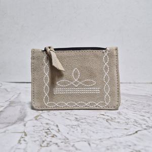 Mini bolsa de almacenamiento de cuero genuino delgada portátil, bolsa de almacenamiento de lápiz labial para auriculares extruido con resorte, bolsa para sobres de dinero, bolso de mano - Product Image 5