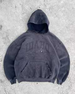 Sudadera Vintage con Diseño Griego Desgastado, Sudadera Holgada y Cómoda, Ropa Casual Elegante para Mujer, Diseño Retro Único - Product Image 5