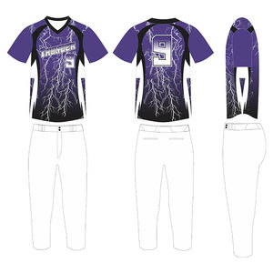 2024 mejor precio 100% algodón béisbol Jersey secado rápido transpirable uniforme para adultos Uso de Softbol - Product Image 6