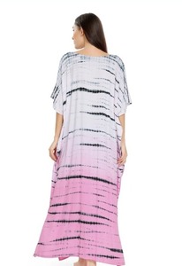 Nouvelle Arrivée Robe Longue d'Été Vintage pour Femme en Coton 100% à Col en V et Manches Longues Coupe Trapèze - Product Image 4