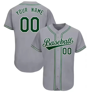 Factory Wholesale Unisex <b>Baseball</b> Jersey Customized Sublimation Printed With Unique Design Logo Plain Style Sportswear Softball - Product Image 6