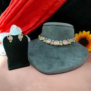 Ensemble de collier de qualité supérieure élégant et moissanite diamant comme brillant mélange de style moderne et de luxe idéal pour les occasions spéciales - Product Image 4