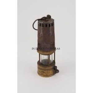 Lámparas de minero de mano ligeras hechas de metal pulido y chapado en oro brillante plateado para acampar, senderismo y otras actividades - Product Image 2