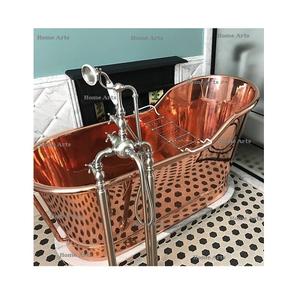 Baignoire en cuivre au design avantageux, meilleure qualité, taille et forme personnalisées, pour la maison, l'hôtel, la salle de bain - Product Image 6