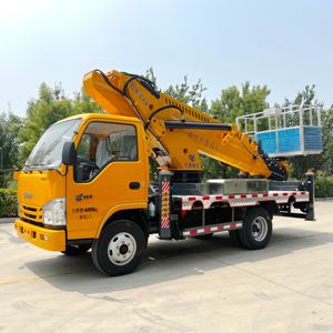 חם מוכר isuzu שלדת דיזל מופעל מעלית פלטפורמת מעלית זרוע ישר הידראולי מכונית עבודה אווירית - Product Image 6