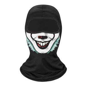 Tête de mort visage cagoule masque glace soie personnalisé couverture complète respirant moto masque Ski capuche extérieur coupe-vent chapeaux - Product Image 3