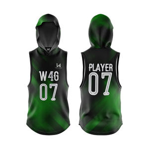 Camisetas de Flag Football Personalizadas 7v7 para Hombre, Sin Mangas, OEM ODM, Tallas Grandes, Impresión por Transferencia de Calor, Camuflaje, Nombre del Equipo, 100% Poliéster - Product Image 6