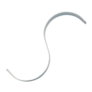 Retractor en forma de S Hoja ancha pequeña y grande Instrumento quirúrgico de acero inoxidable de 16,5 cm Retractor en forma de S - Product Image 2