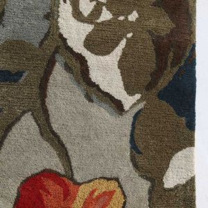 พรมปูพื้นทรงสี่เหลี่ยมผืนใหญ่ทำด้วยมือลายดอกไม้สำหรับตกแต่งบ้านห้องครัวสไตล์โมเดิร์นร่วมสมัย - Product Image 4