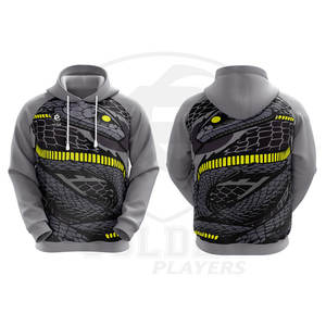 Causal Wear Customized Logo Design Black/<b>Grey</b> Hoodie Sweatshirts For <b>Men's</b> Custom Made Color Hood Long Sleeve Sublimation Hoodie - Product Image 2