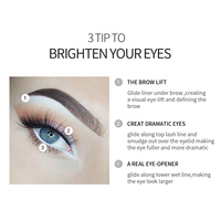 Personnalisation en gros Menow P112 12 pièces/boîte maquillage bois soyeux cosmétique blanc doux Eyeliner crayon Menow surbrillance crayon