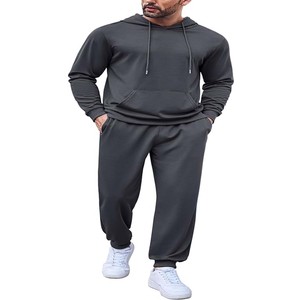 Logo personnalisé Tech Polaire pour hommes Survêtement en coton avec double fermeture éclair Poche pour hommes Survêtement pour le sport pour hommes - Product Image 1