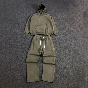 ชุดวอร์มผู้ชายฤดูหนาว ราคาขายส่ง ผ้าฝ้าย 100% ระบายอากาศ แห้งเร็ว สไตล์ฮิปฮอป แบบสวมหัว - Product Image 4