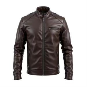 Vêtement de moto, veste en cuir pour homme, veste de motard, design élégant et durable pour la conduite à moto, veste pour homme - Product Image 4