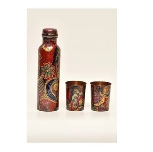 Botella de agua impresa de nuevo diseño de alta calidad, vasos de plástico de diferentes tipos de cobre puro, calidad garantizada - Product Image 6