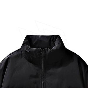 2024 hommes grande taille hiver Softshell doudoune matelassé à capuche avec col montant brillant coton rembourré pour hommes en plein air - Product Image 3