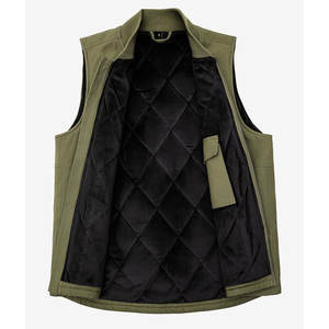 Chaleco de Lona para Hombre, Invierno, Transpirable, para Exteriores, Grueso, de Forro Polar, sin Mangas, Cuello Redondo, para Exteriores - Product Image 3