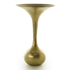 Vase à fleurs doré en métal de haute qualité Vase porte-fleurs au design attrayant pour la décoration Vase artisanal lot de 2 - Product Image 4