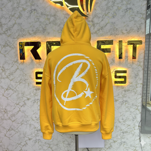 เสื้อฮู้ดซิป Blossom ผ้าฝ้ายเฟรนช์เทอร์รี่ ยูนิเซ็กส์ สวมใส่สบายๆ สำหรับฤดูใบไม้ร่วง พิมพ์ลายโลโก้ด้านหน้า ทรงปกติ - Product Image 4