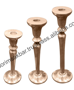 เชิงเทียนอะลูมิเนียมดีไซน์ทันสมัย ปี 2026 ที่วางเทียนโลหะแบบพิเศษ ออกแบบมาสำหรับงานแต่งงานและตกแต่งคริสต์มาส พร้อมบริการพิมพ์ลายตามสั่ง - Product Image 6