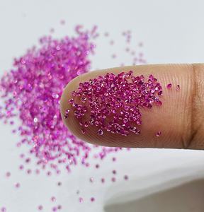 High Quality 100% Natural Pink Sapphire Heated 0.90mm Size Round Cut Calibrated <b>Loose</b> <b>Gemstones</b> for Making Jewellery - Product Image 3