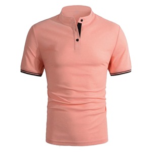 Camisas de hombre de poliéster de algodón pesado personalizadas de calidad, camisetas de manga corta para uniforme de trabajo, Polo transpirable de talla grande - Product Image 6